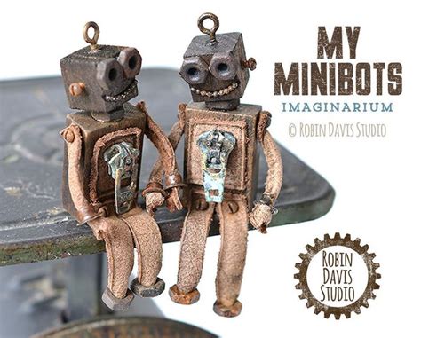 My Minibots, Minibot Original, Miniature Robot, small wood robot, Tiny ...