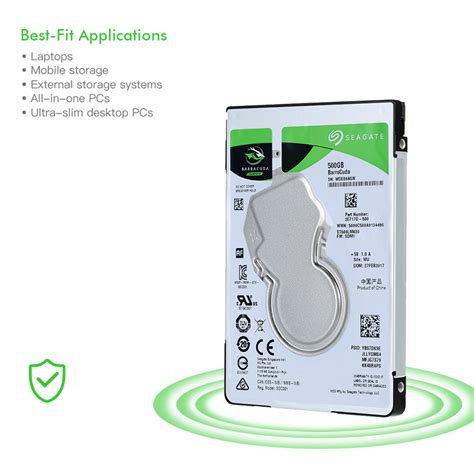 Seagate ST500LM030 500GB Notebook Internal Hard Disk Drive Silver