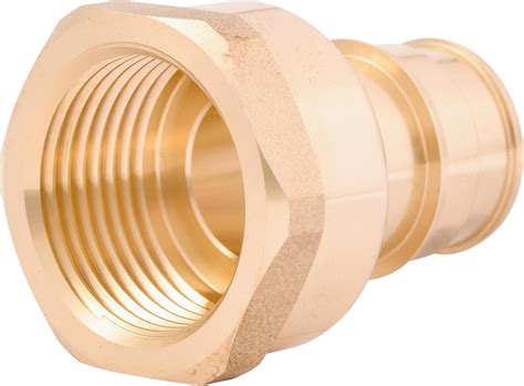 sharkbite   expansion fnpt adapter fitting  pex  pipe brass