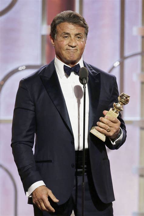 Watch a Tearful Sylvester Stallone Win First-Ever Golden Globe