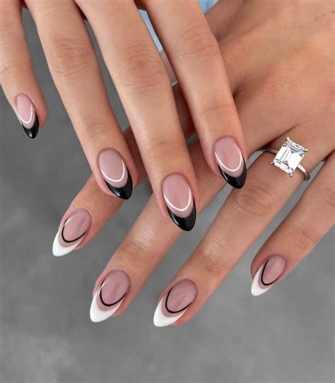 gorgeous french tip nail designs  put  fresh spin