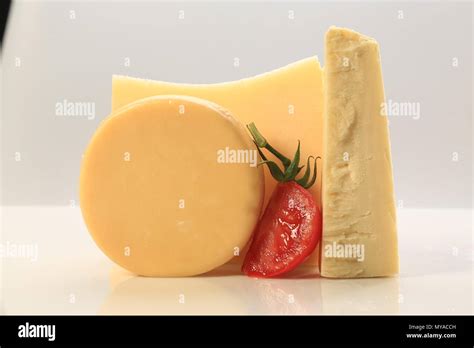 Different types of cheese slices Stock Photo - Alamy