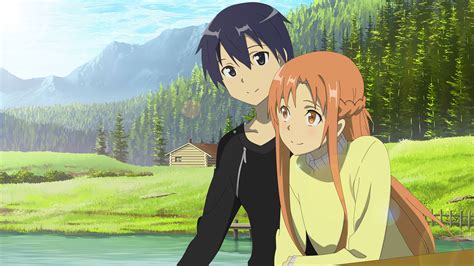 Sword Art Online Kazuto Kirigaya Krito And Yuuki Asuna UHD 4K Wallpaper