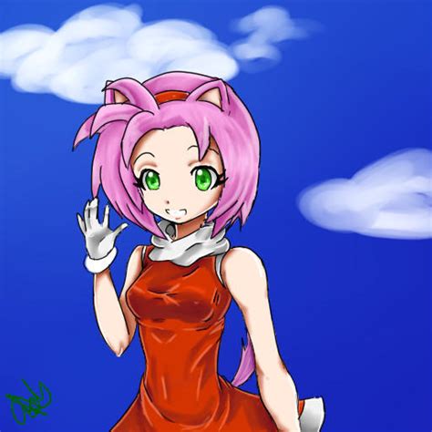 [Human] Amy Rose by KaoMaou on DeviantArt