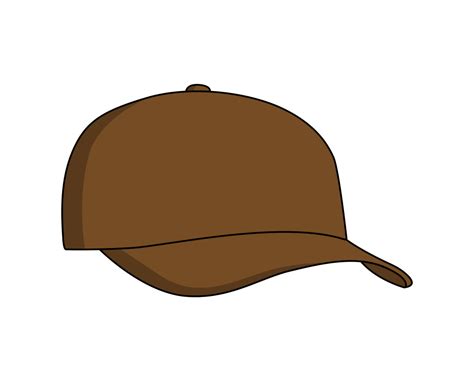 brown cap fashion hat front view  png