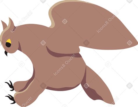 Сова в PNG, SVG
