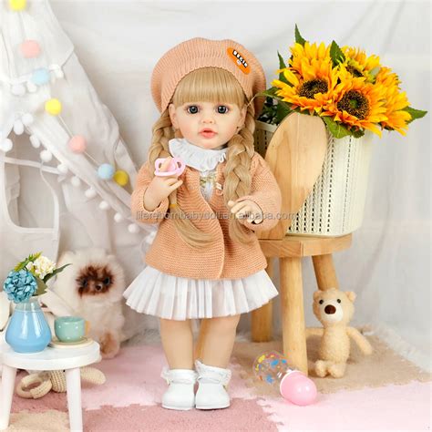 Lifereborn Pretty Standing Reborn Toddler Dolls Girl Soft Toys Mueca ...