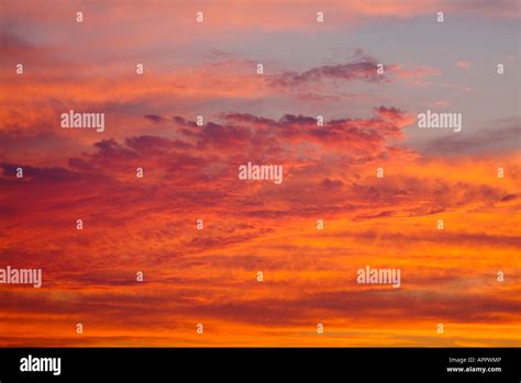 sky clouds sunset   res stock photography  images alamy