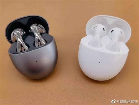 More live shots of Huawei FreeBuds 5 shows two beautiful colors ...
