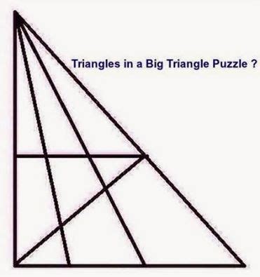 Mind Teaser : Triangles in a Big Triangle Puzzle | Puzzles QnA