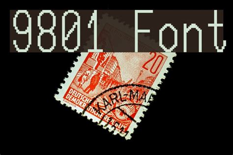9801 Font - FFonts.net