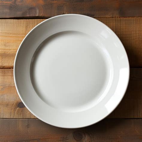 premium ai image plain paper plate