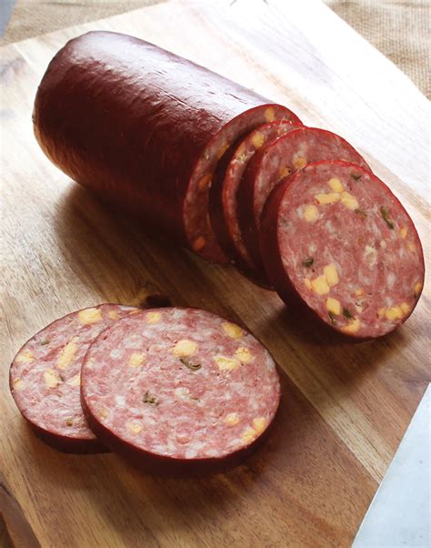 Jalapeno Cheddar Summer Sausage | Recipe | Homemade summer sausage ...