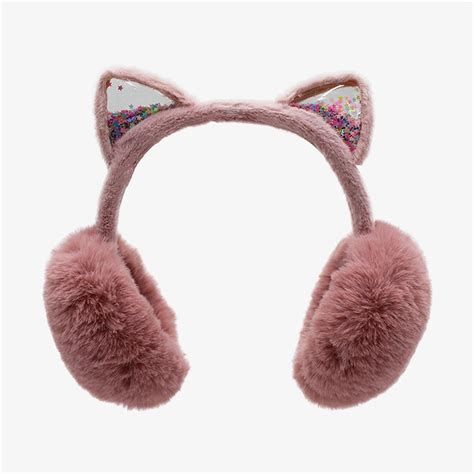 Fluffy Ear Muff Women Plush Foldable Earmuffs Kids Winter Earmuffs