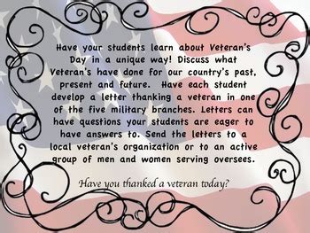 Veterans Day - Dog Tag Letters to Veterans by Traci's Teachables