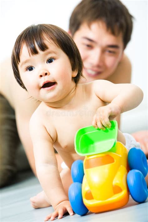 Baby with toy stock photo. Image of adorable, childhood - 5369422