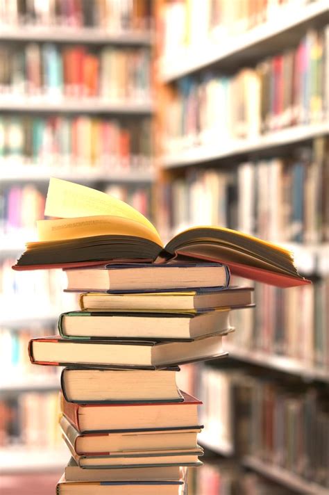 reading book library