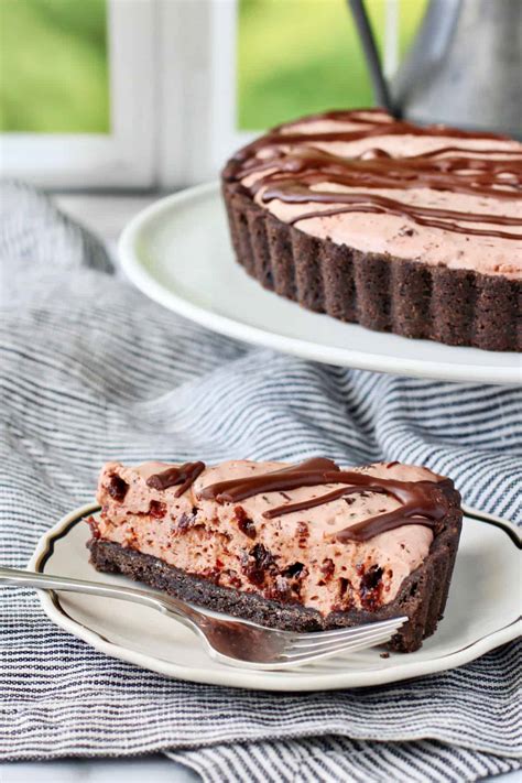 Chocolate Cherry Tart | Karen's Kitchen Stories