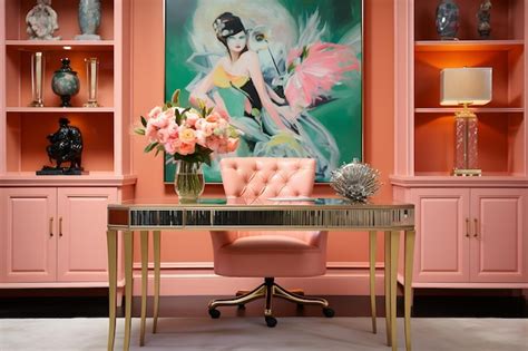 Premium AI Image | Colorful and Inspiring Office Decor