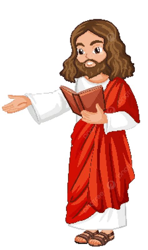 Jesus Preaching In Standing Position Character Design Image Bless ...
