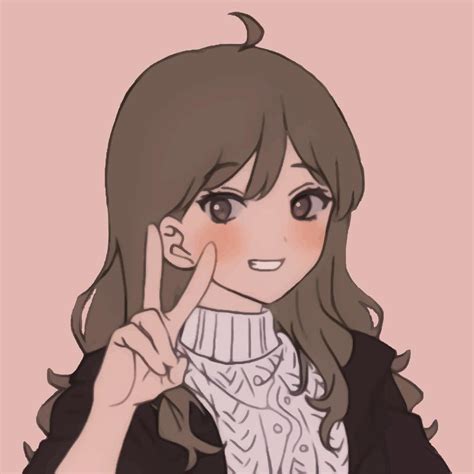Cute smiling anime girl vector 19055001 Vector Art at Vecteezy