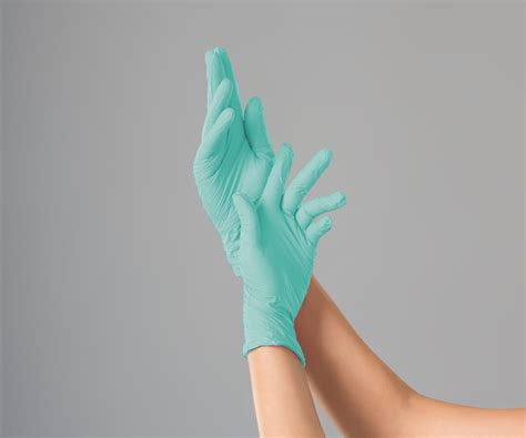 Перчатки нитриловые GREEN MINT Polix PRO&MED 100шт./уп. - galateja.ua