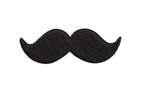 stylish mustache creative fabrica