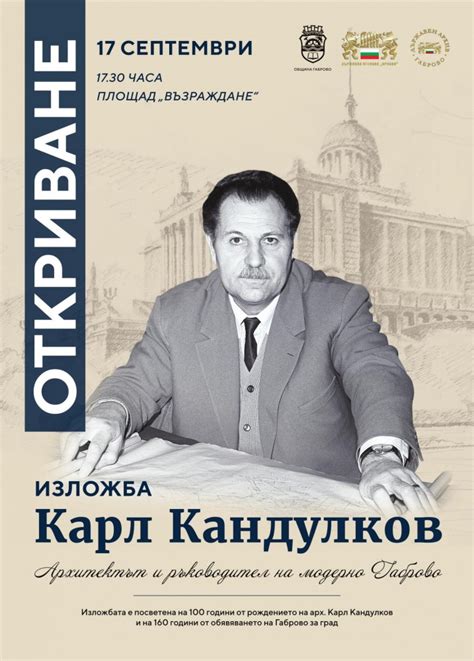 Изложба „Карл Кандулков – архитектът и ръководител на модерно Габрово ...