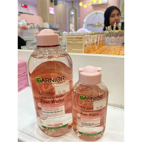 jual garnier micellar cleansing water rose ml ml shopee