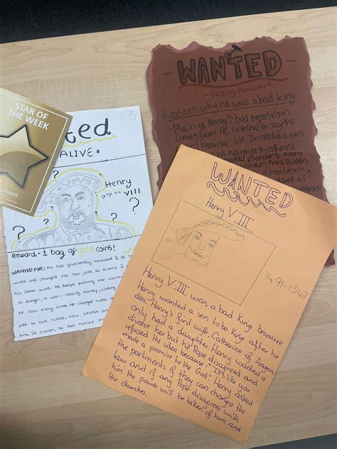 Kingswood History on Twitter: "Miss Ritson’s Star of the Week went to a