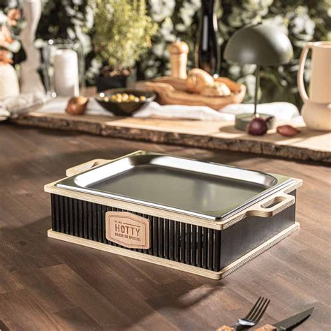 hotty legacy grill warmhalteplatte fuer bbq tischgrill hotty
