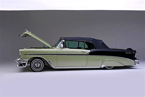 1956 Chevrolet Bel Air Top Up Driver Side Profile - Lowrider