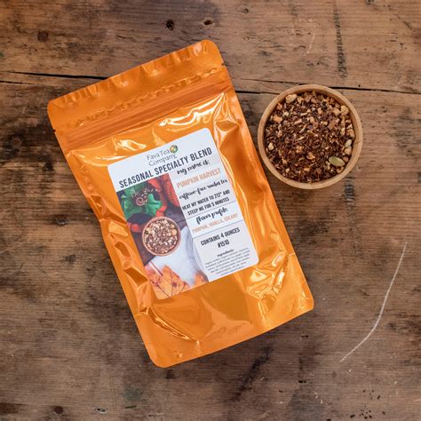 Pumpkin Harvest Rooibos Tea | Seasonal Specialty Blend - Fava Tea