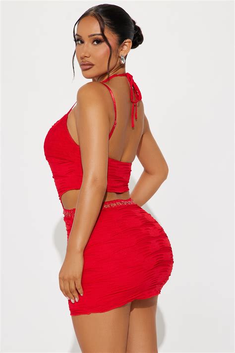 Vivi Distressed Micro Mini Dress - Red | Fashion Nova