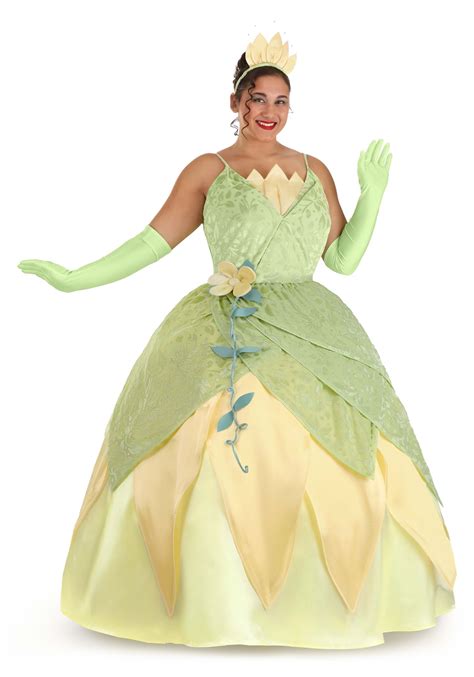Women's Plus Size Deluxe Disney Princess and the Frog Tiana Costume