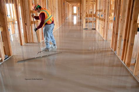Gypsum Underlayment Enhancing Flooring Durability and Performance