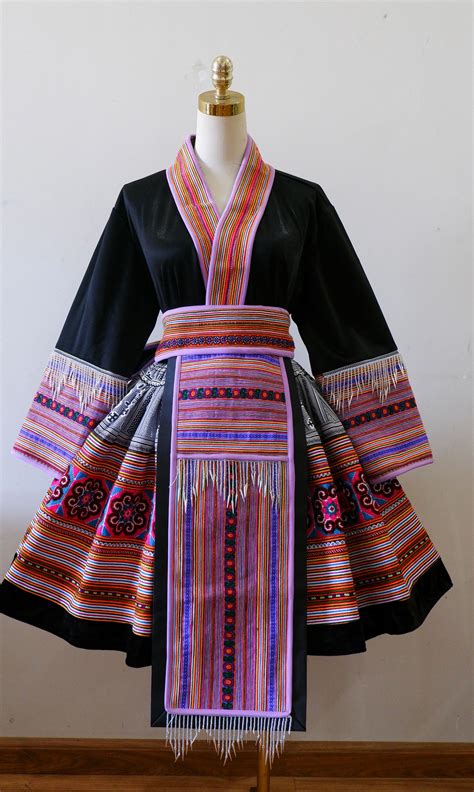 Hmong Dress for Women, Vietnamese Hmong Clothes, Hmong Hill Tribe
