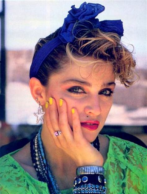 Madonna 80S / madonna 80s trublu blue music idol beauty blondie icon