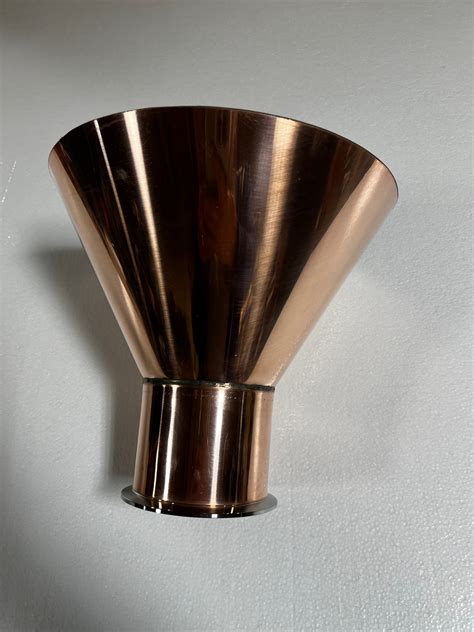 6" Cap Logic Copper Funnel - DIY Moonshine - Discount Moonshine Stills