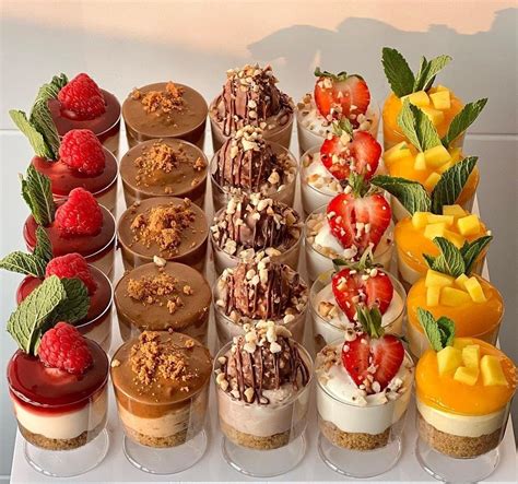delicious mini desserts    party party dessert table ideas