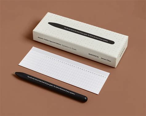 Atomic Habits Special Edition engraved pens - James Clear