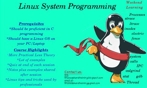 linux system programming weekend  syllabus