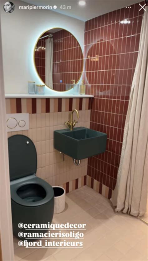 Maripier Morin montre le résultat des rénovations de sa salle de bain