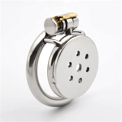 Amazon.com: Stainless Steel Flat Chastity Lock Anti-Escape for Men