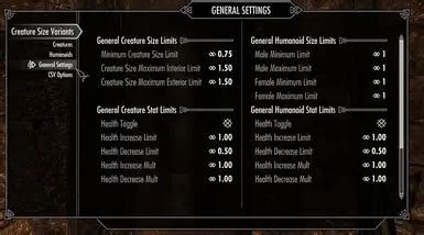 Skyrim Creature Size Variants at Skyrim Nexus - Mods and Community