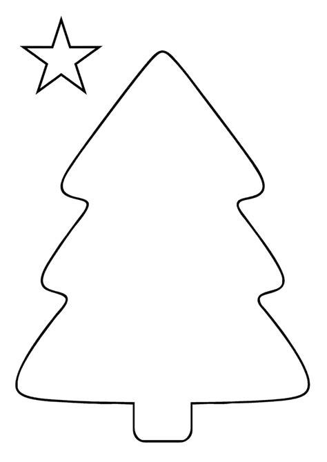 Molde Arvore De Natal Para Colorir