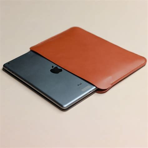 Personalized iPad Sleeve Made From Italian Vegetable Tanned Leather ...