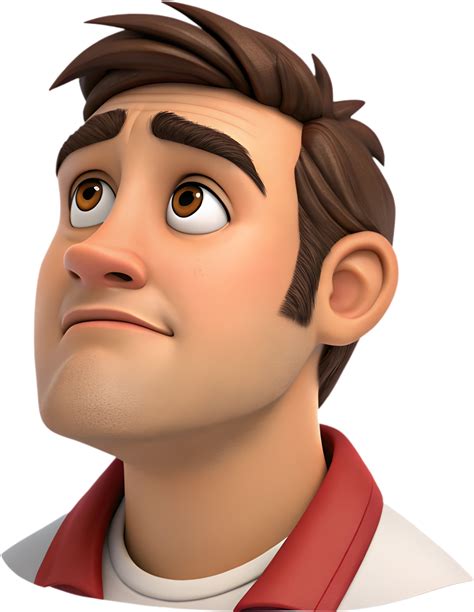 Diverse emotional faces captured in man emoji clipart expression