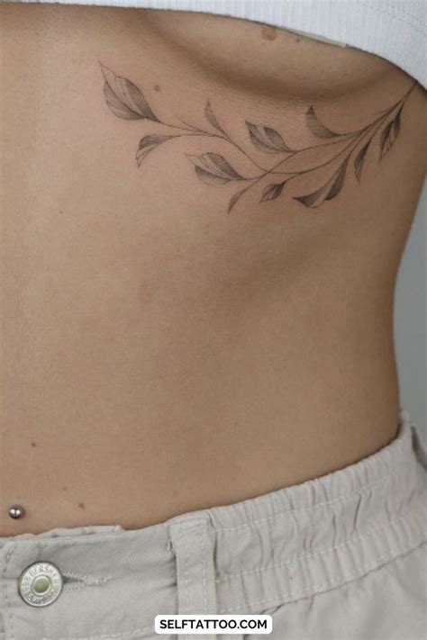 dainty underboob tattoo bronctattooauscom