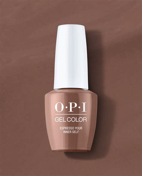 opi espresso    deep brown gel nail polish